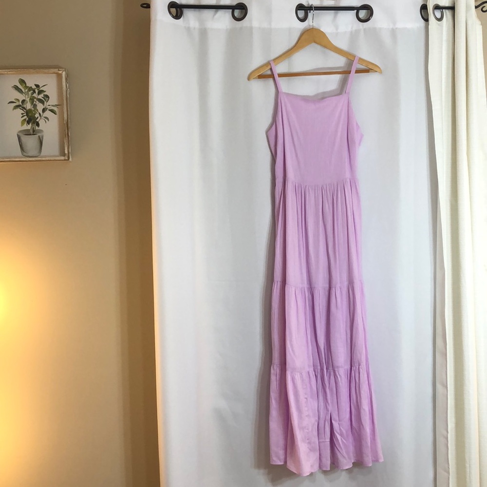 Tiered Lilac Maxi Dress